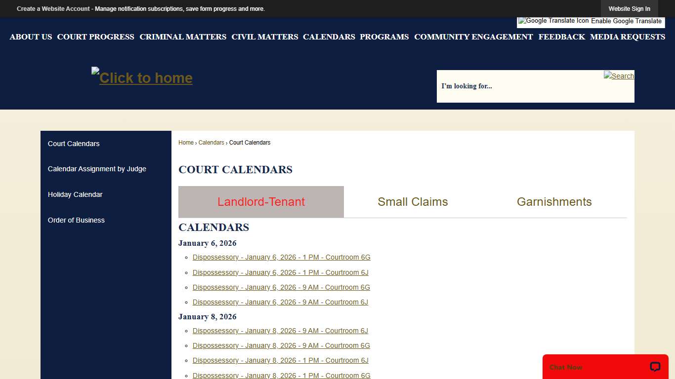 Court Calendars | Fulton County Magistrate Court, GA